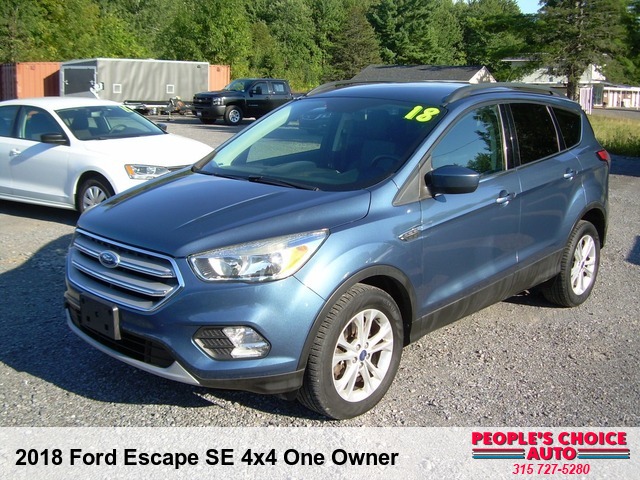 2018 Ford Escape SE 4x4 One Owner